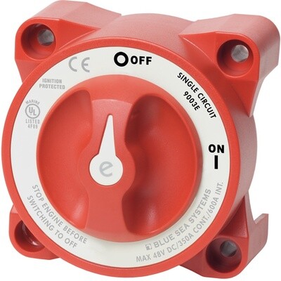 BLUE SEA 9003E E-SERIES BATTERY SWITCH SINGLE CIRCUIT ON/OFF