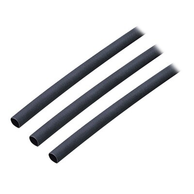 ANCOR ADHESIVE LINED HEAT SHRINK TUBING (ALT) - 3/16&quot; X 3&quot; - 3-PACK - BLACK