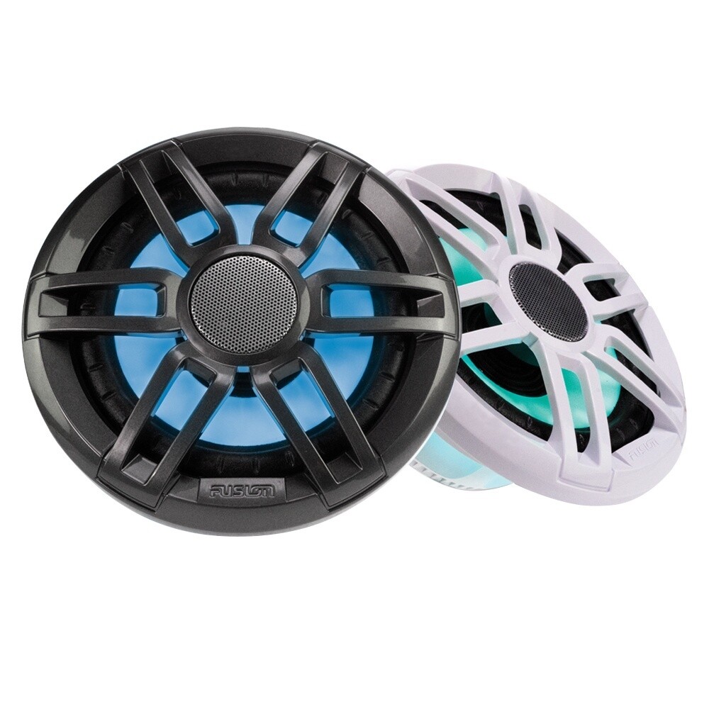 FUSION XS-F65SPGW 6.5&quot; 200W SPORTS MARINE SPEAKERS - GREY &amp; WHITE