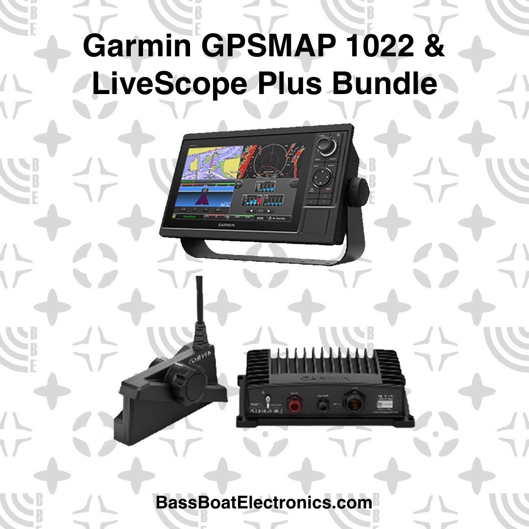 Garmin GPSMAP 1022 & LiveScope PLUS Bundle