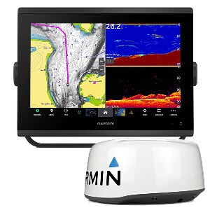 GARMIN GPSMAP® 1243XSV COMBO GPS/FISHFINDER GN+ W/GMR 18HD+