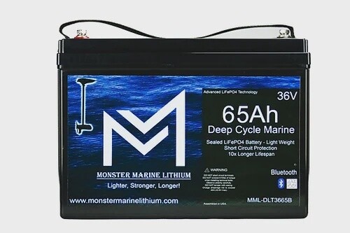 36V 65Ah Bluetooth Lithium Trolling Battery 36V 65Ah Bluetooth Lithium Trolling Battery
