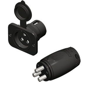 MARINCO 70A TROLLING MOTOR PLUG &amp; RECEPTACLE
