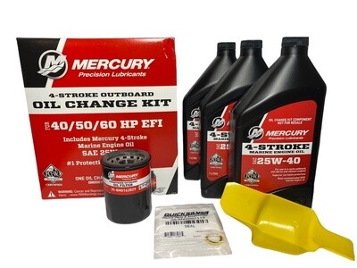 Mercury Oil CHANGE KIT 40/50/60@4