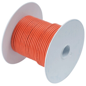 ANCOR ORANGE 18 AWG TINNED COPPER WIRE - 35&#39;