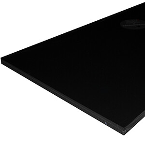 TACO MARINE LUMBER - 12&quot; X 27&quot; X 1/2&quot; - BLACK STARBOARD