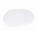 40118 Terry Cloth 5&quot; Round Applicator Pad, 2 Pack, White