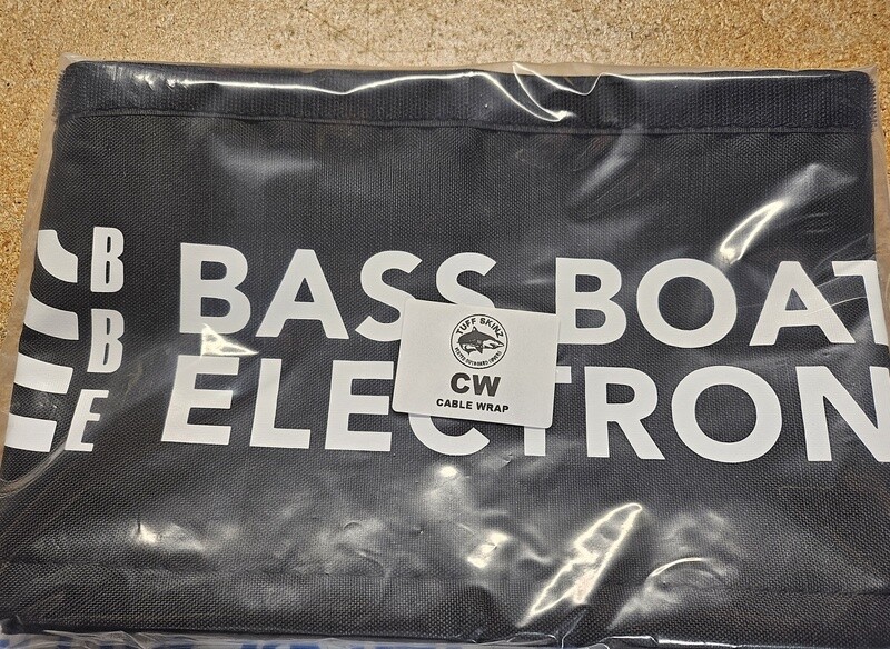 Trolling Motor Cable Management Sleeve Wrap BBE LOGO