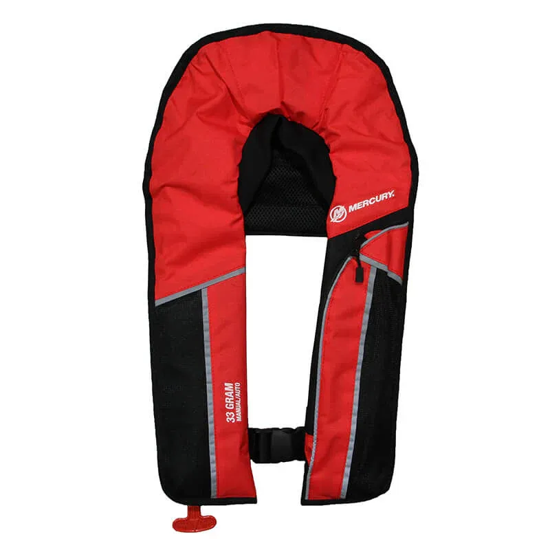 Mercury Inflatable PFD Life Vest - Red