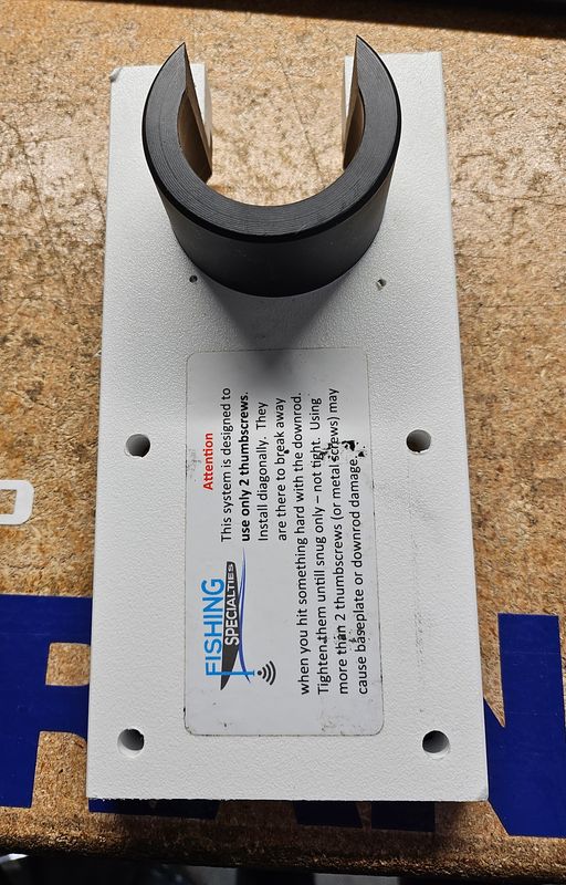 BASEPLATE ASSEMBLY - MARINE BOARD 8.25 White USED