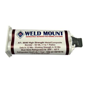 WELD MOUNT 8040 ACRYLIC ADHESIVE W/PLUNGER Sold by usage