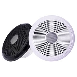 Fusion XS-F40CWB XS Series 4&quot; 120 Watt Classic Marine Speakers - White &amp; Black Grill Options