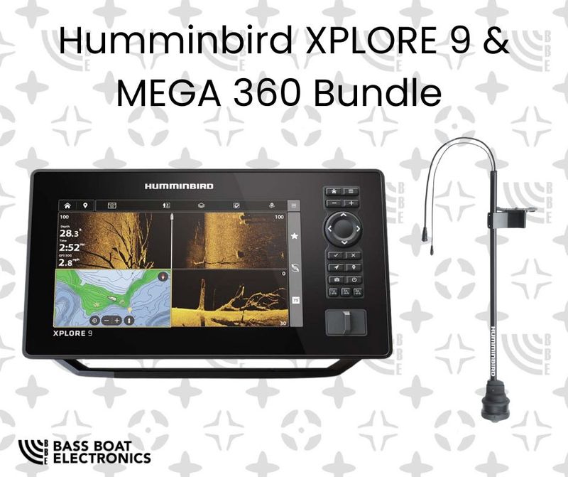 HUMMINBIRD XPLORE 9 CHO &amp; MEGA 360 BUNDLE