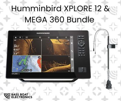 HUMMINBIRD XPLORE 12 CMSI+ CHO @ MEGA 360