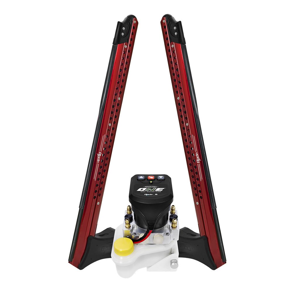 Blade ONE Pump BLS Shallow Water Anchor System - 8&#39; - Dual Blade - Red