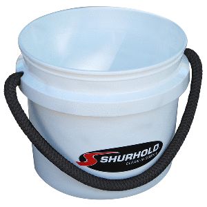 Shurhold World's Best Rope Handle Bucket - 3.5 Gallon - White Shurhold World's Best Rope Handle Bucket - 3.5 Gallon - White