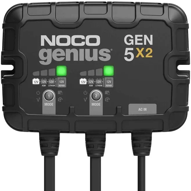 NOCO ONBOARD BATTERY CHARGER (10A) 2 BANK