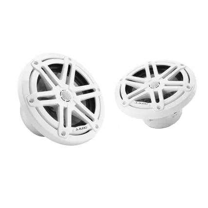 Audio M3 6.5" Marine Coaxial Speakers White Sport Grilles M3-650X-S-Gw