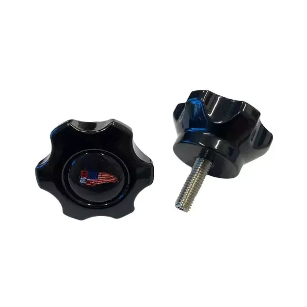 Billet Aluminum Gimbal Knobs For Garmin &amp; Lowrance - Black
