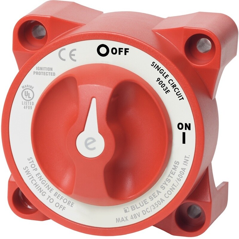 BLUE SEA 9003E E-SERIES BATTERY SWITCH SINGLE CIRCUIT ON/OFF