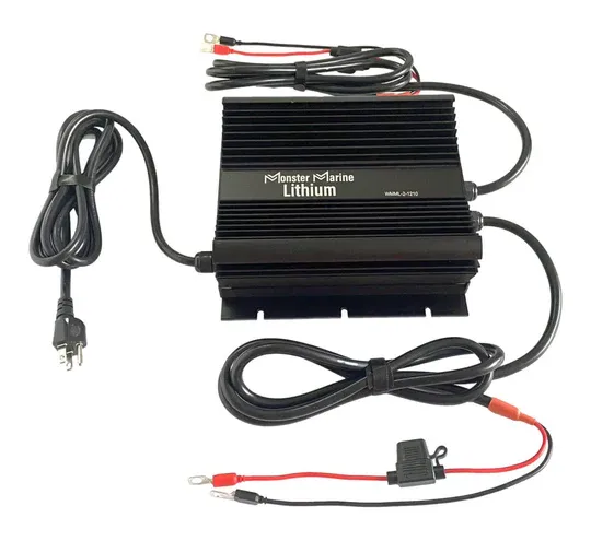 Dual 12v &amp; 24v marine waterproof lithium charger
