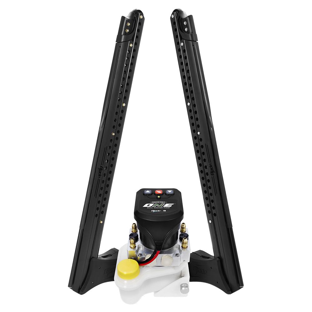 Blade ONE Pump BLS Shallow Water Anchor System - 8' - Dual Blade - Matte Black