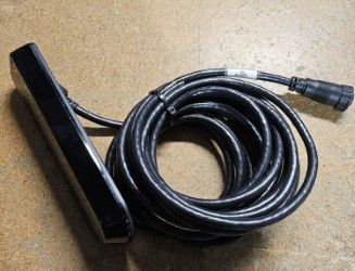 HUMMINBIRD XM-14-HW-MSI-T MEGA SI+/DI+ DUAL SPECTRUM CHIRP TM TRANSDUCER W/TEMP F/SOLIX - *USED*