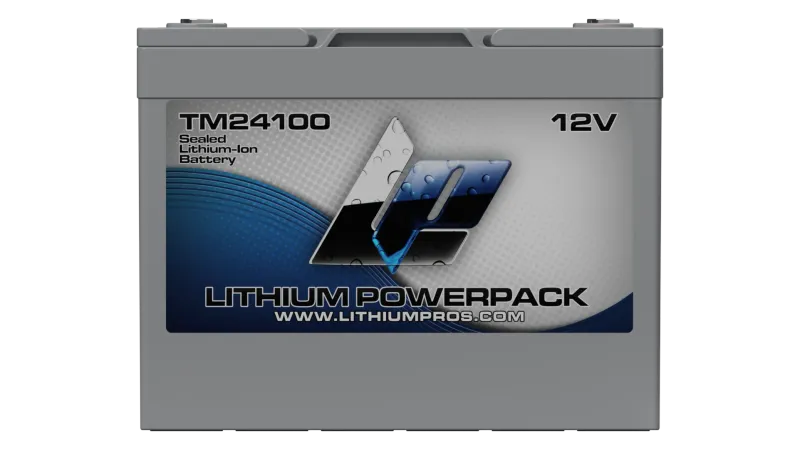 Lithium Pros TM24100 100Ah BlueTooth Lithium 12 Volt Battery
