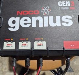 GEN3 NOCO Battery Charger 3Bank/USED