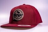 Snapback BGD CAP Bergler Leder Maroon