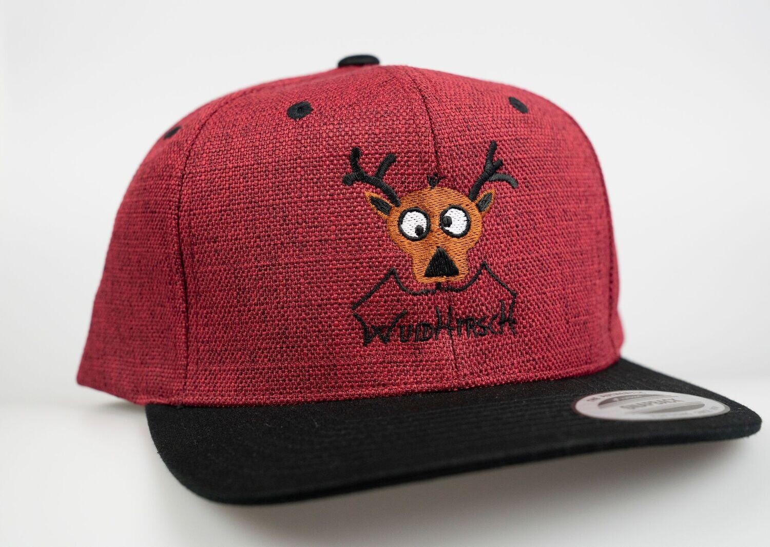 Snapback BGD CAP Wuidhirsch Sonderedition 2023 Rot/Schwarz