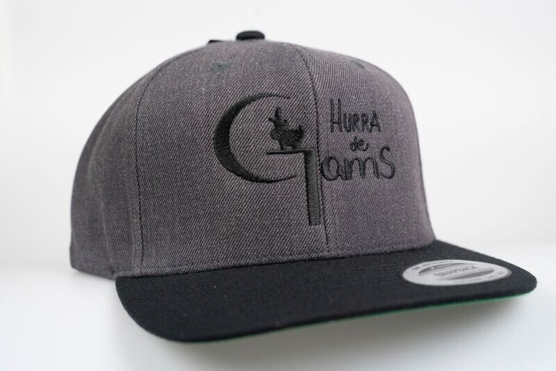 Snapback BGD CAP Hurra de Gams Charcoal/Black