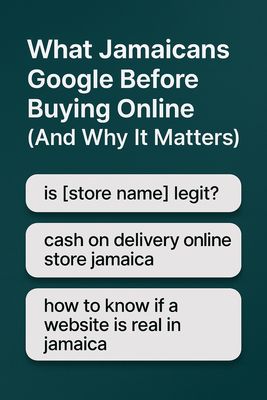 What Jamaicans Google Search Before Buying Online