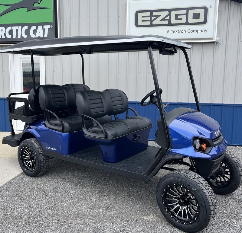 ​2025 EZ Go Express 6 Electric Blue