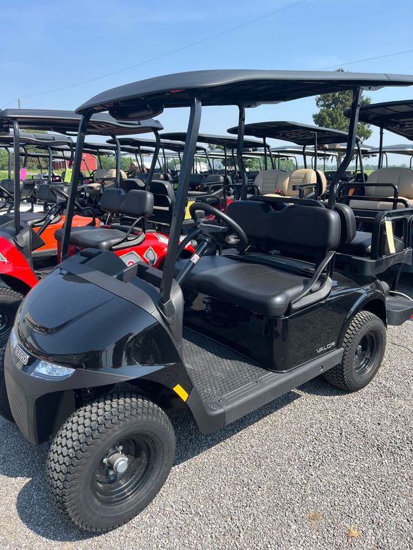 ​2025 EZ Go Valor Gas EFI Golf Cart in Black