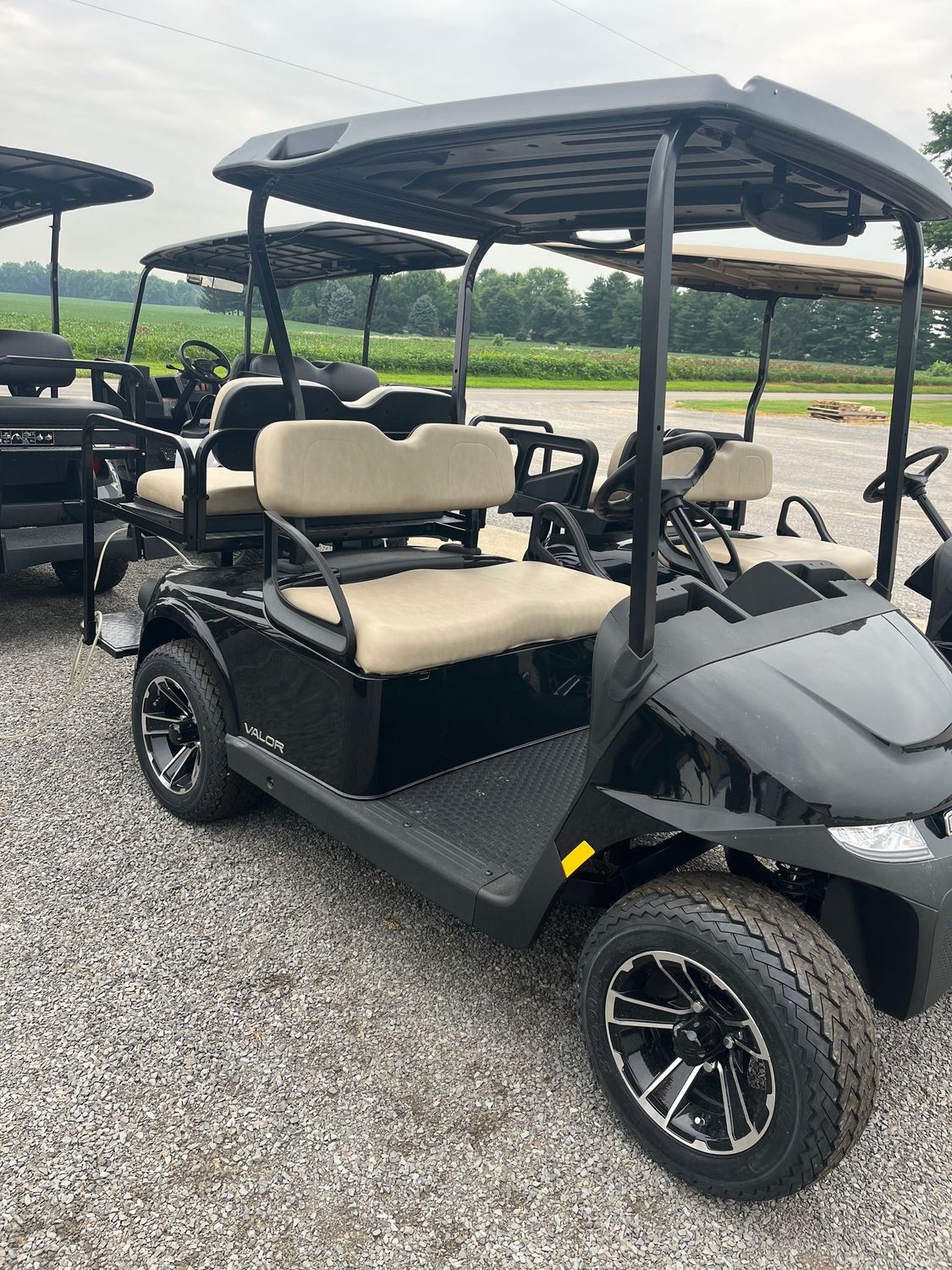 ​2025 EZ Go Valor 48V Golf Cart in Black