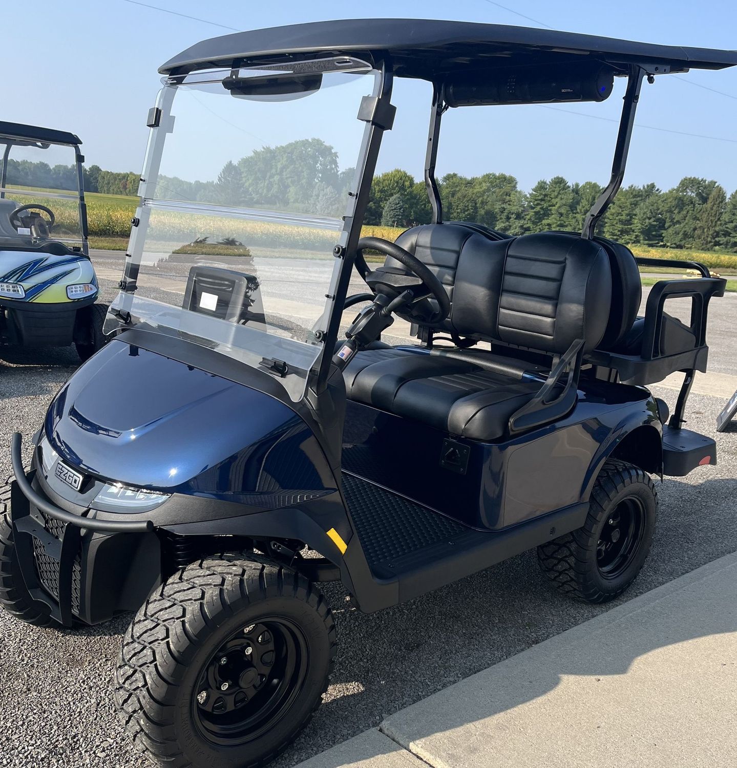 ​2026 EZGO RXV4 Elite Electric Cart Summit Trim, XT Package, Patriot Blue