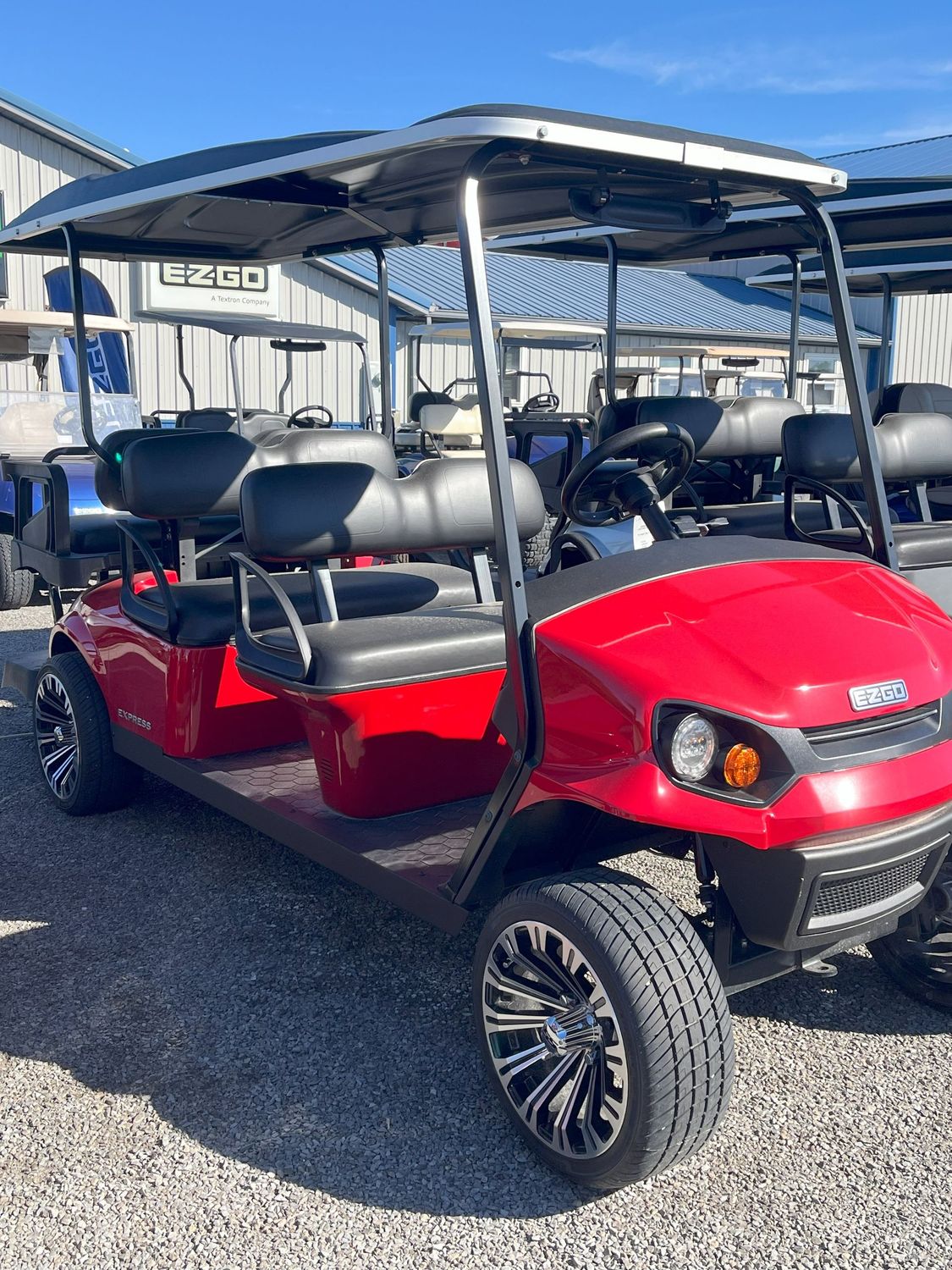 ​2025 EZ Go Express 6 Flame RED