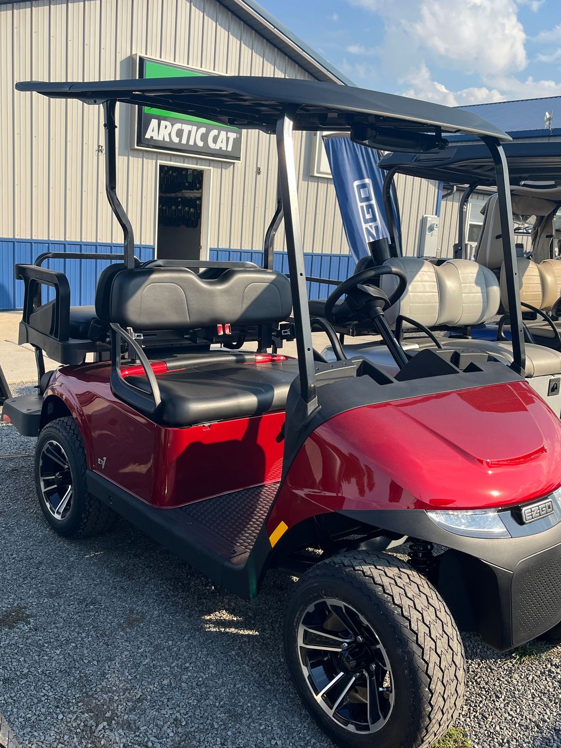 ​2026 EZGO Valor 4 passenger golf cart Inferno Red