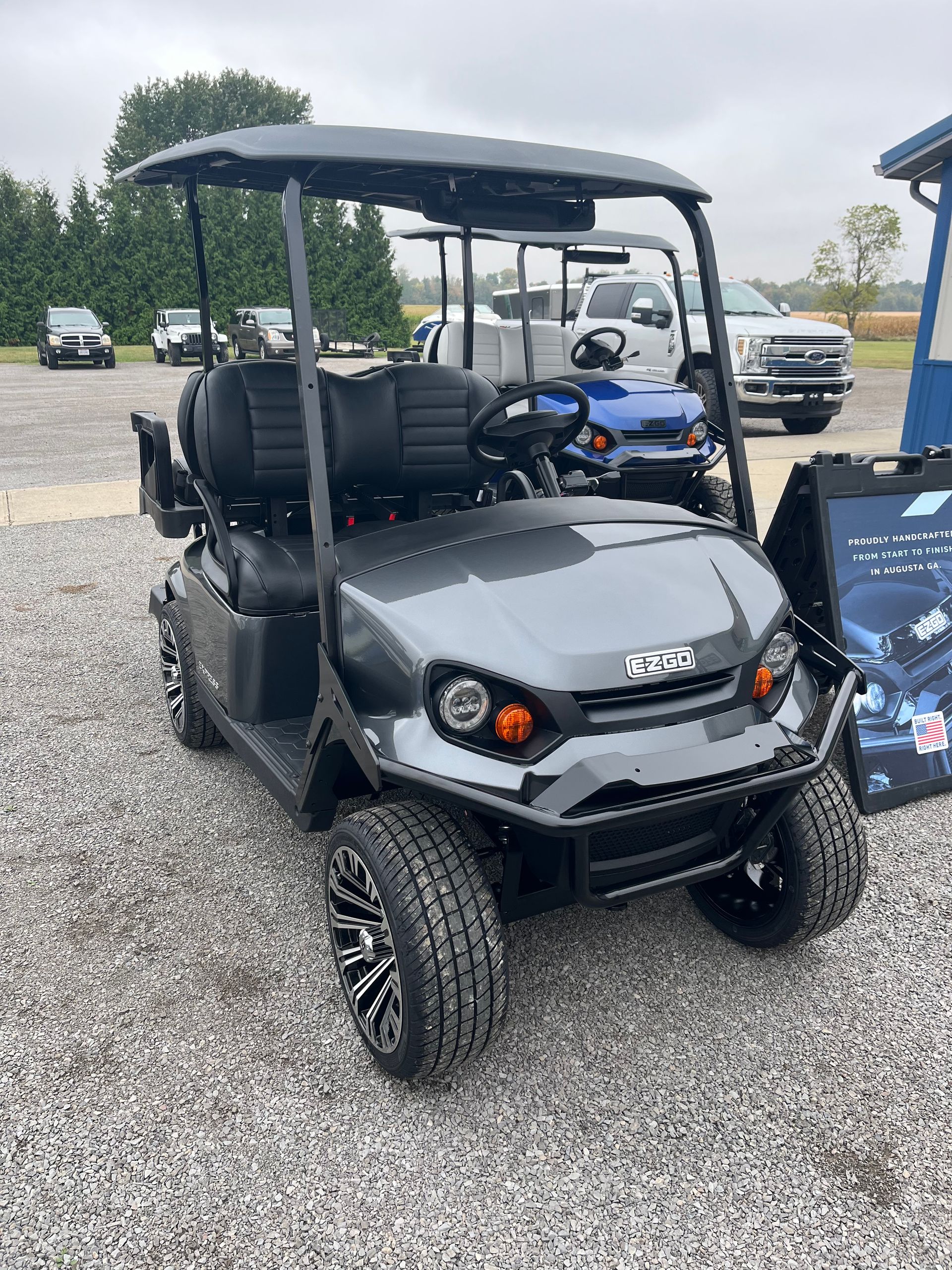 2026 EZGO Express 4 Gas Metallic Charcoal