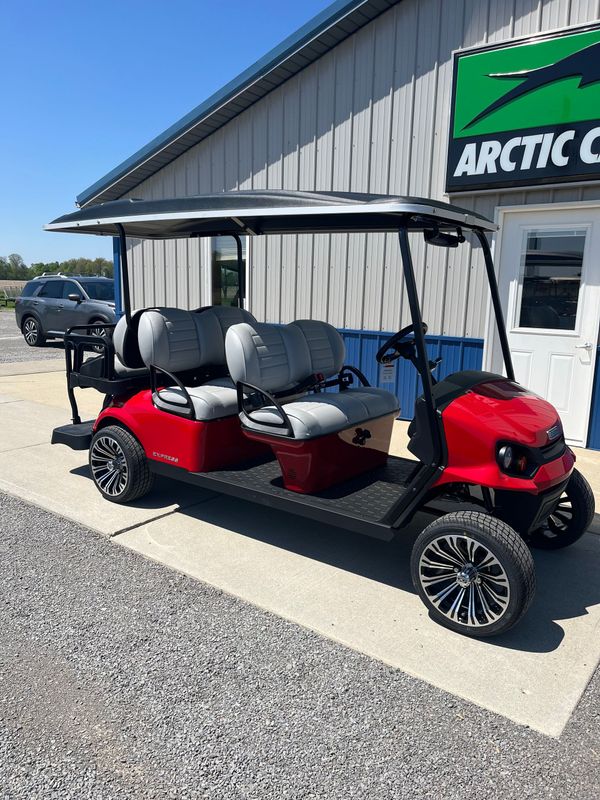 2025 E-Z-GO Express 6 Flame RED 2025 E-Z-GO Express 6 Flame RED