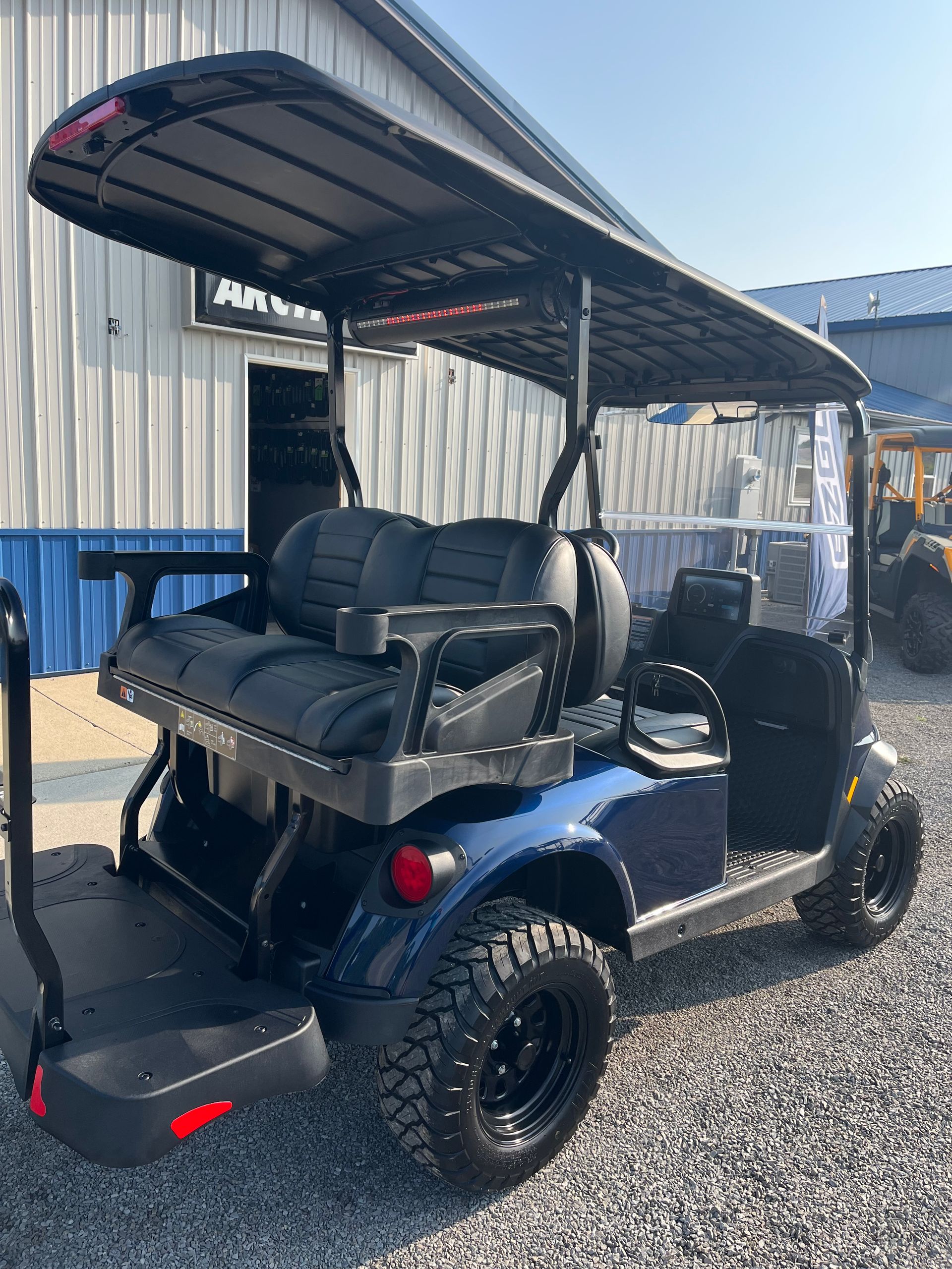 ​2026 E-Z-GO  RXV4 Elite Electric Cart Summit Trim, XT Package, Patriot Blue