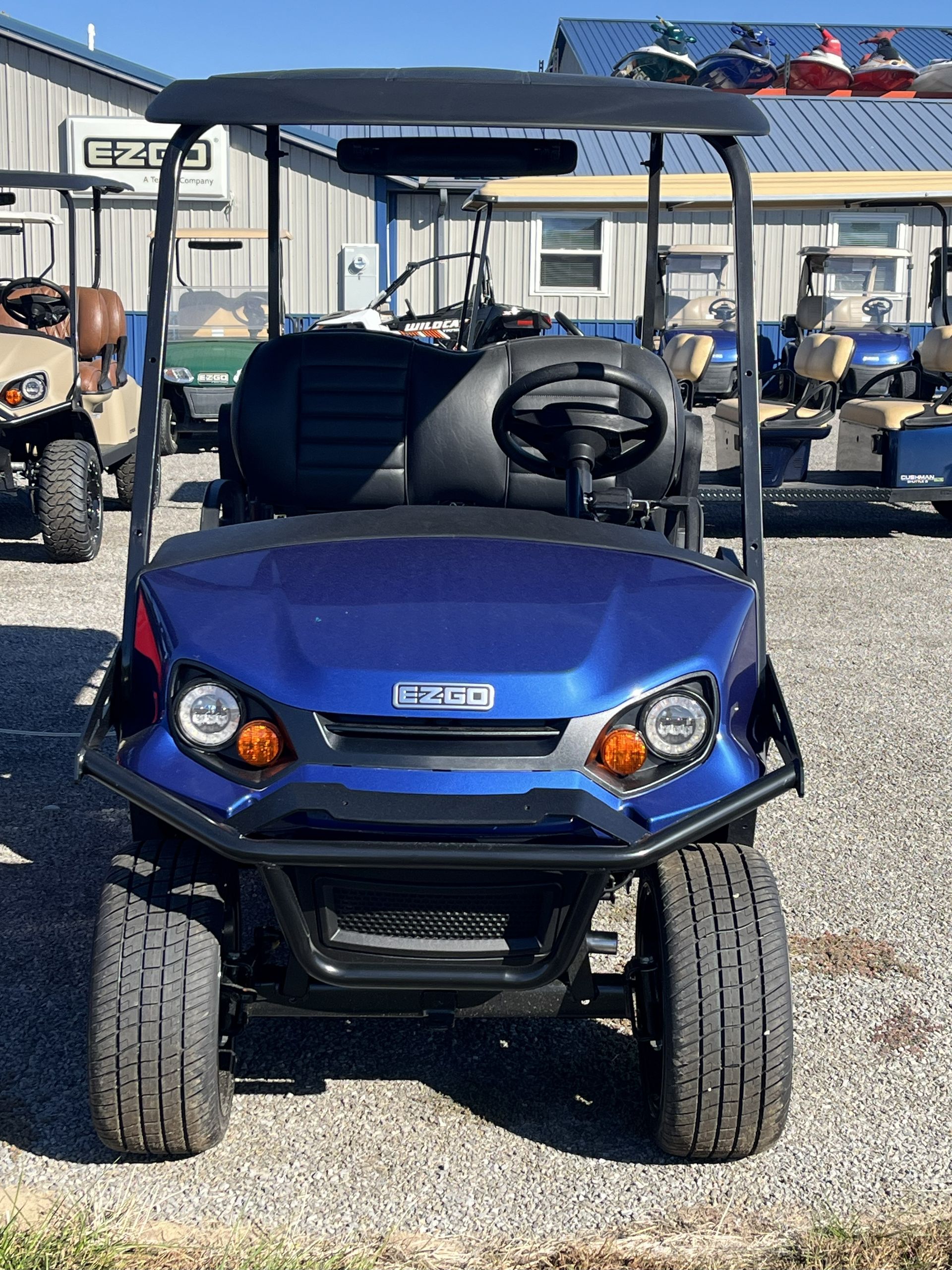 2026 E-Z-GO  Express 4 Gas Electric Blue