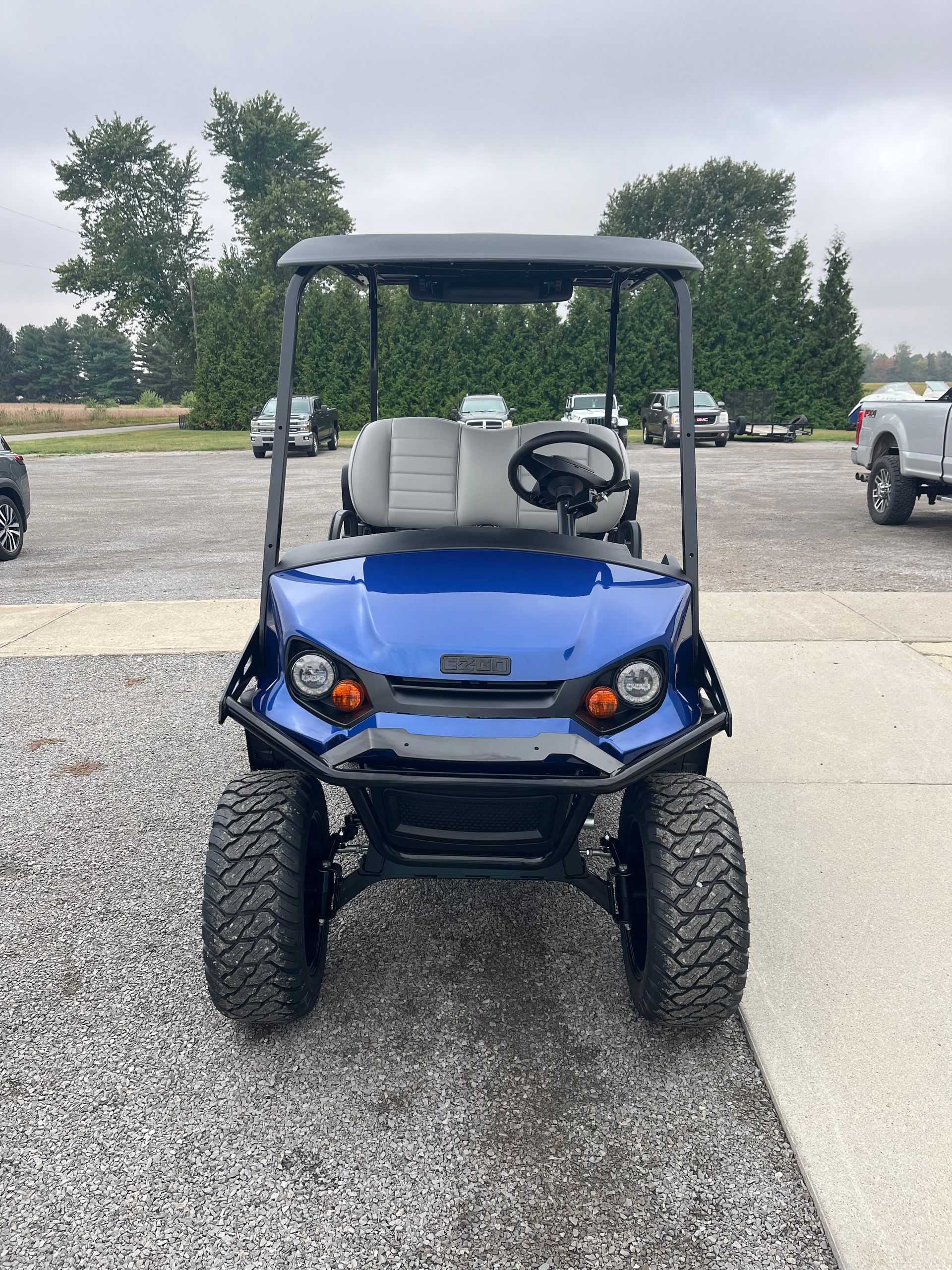 2026 E-Z-GO  Express 4 Gas Golf Cart Electric Blue