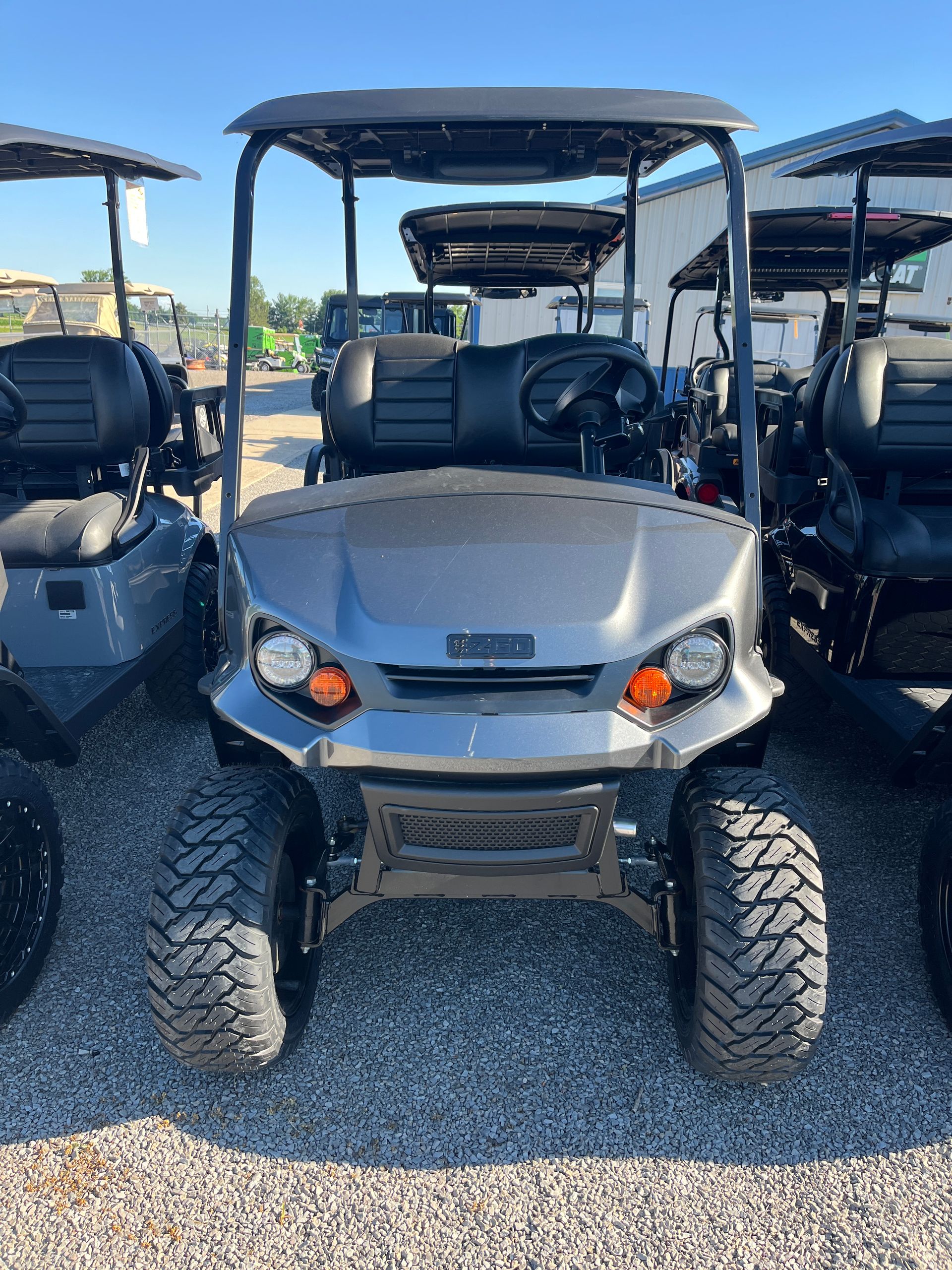 ​2026 E-Z-GO Express 4 Gas Summit X Package in Metallic Charcoal
