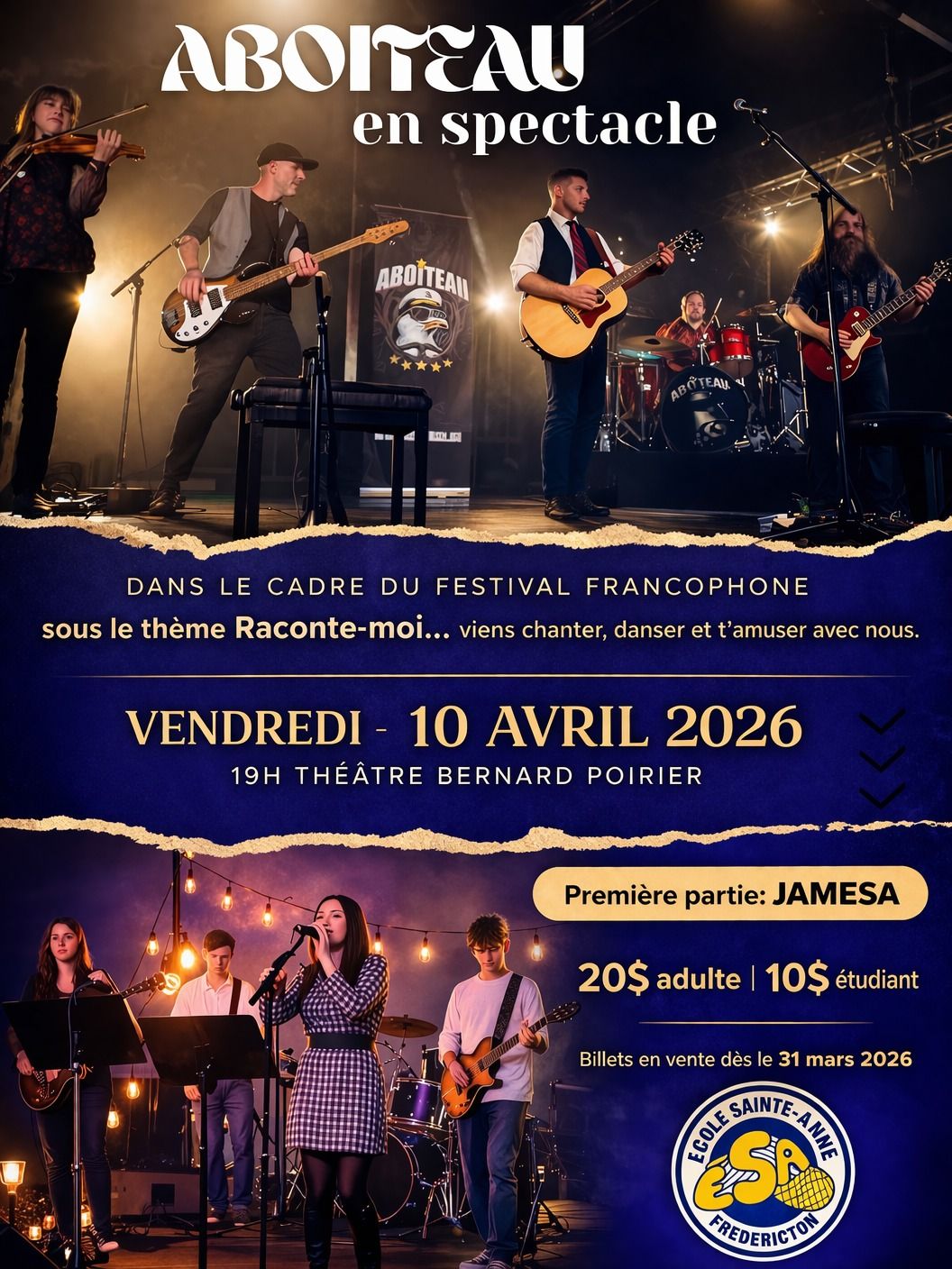 Billet de spectacle - Aboiteau