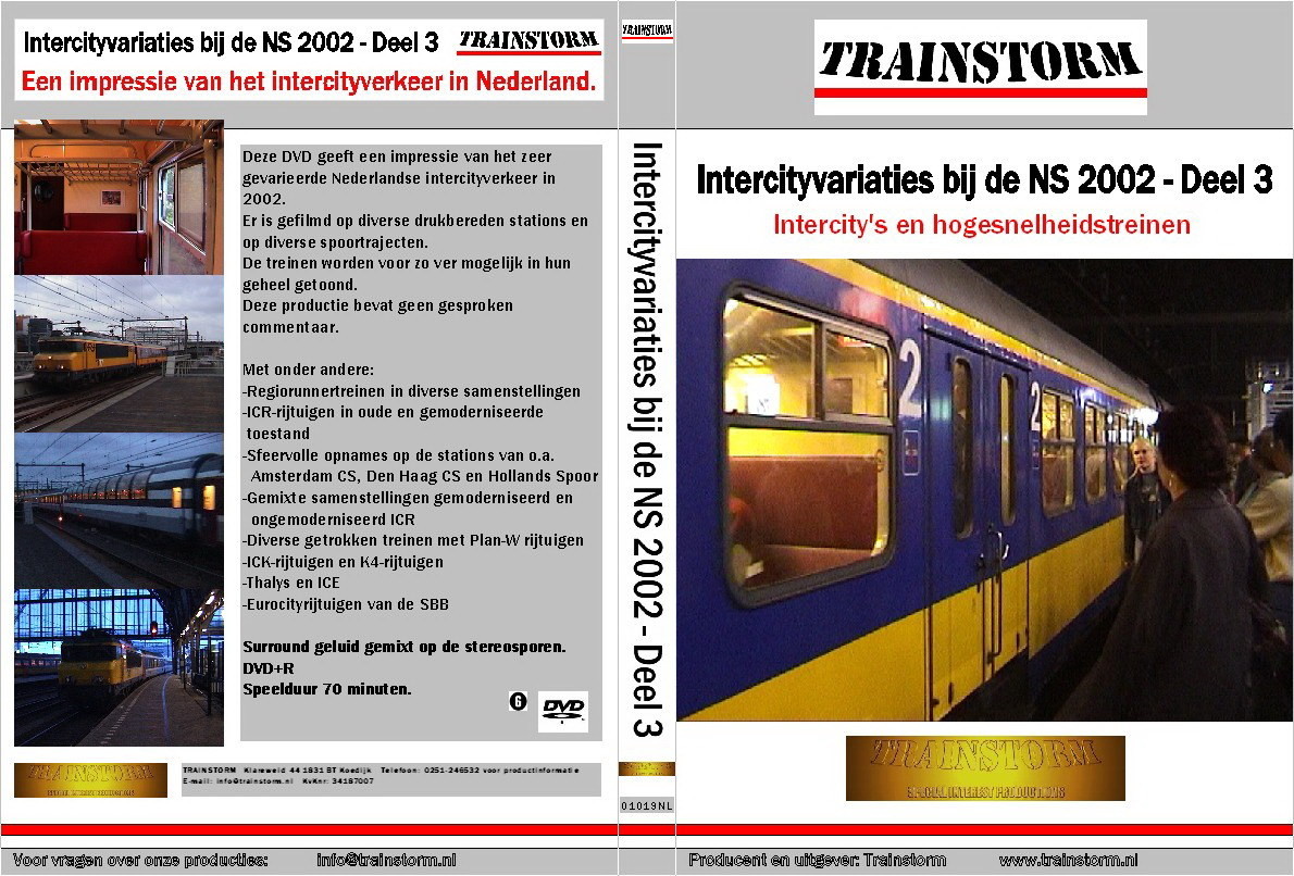 Intercityvariaties bij de NS 2002 deel 3