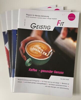 GEISTIG FIT Jahrgang 2018 (4 Hefte)