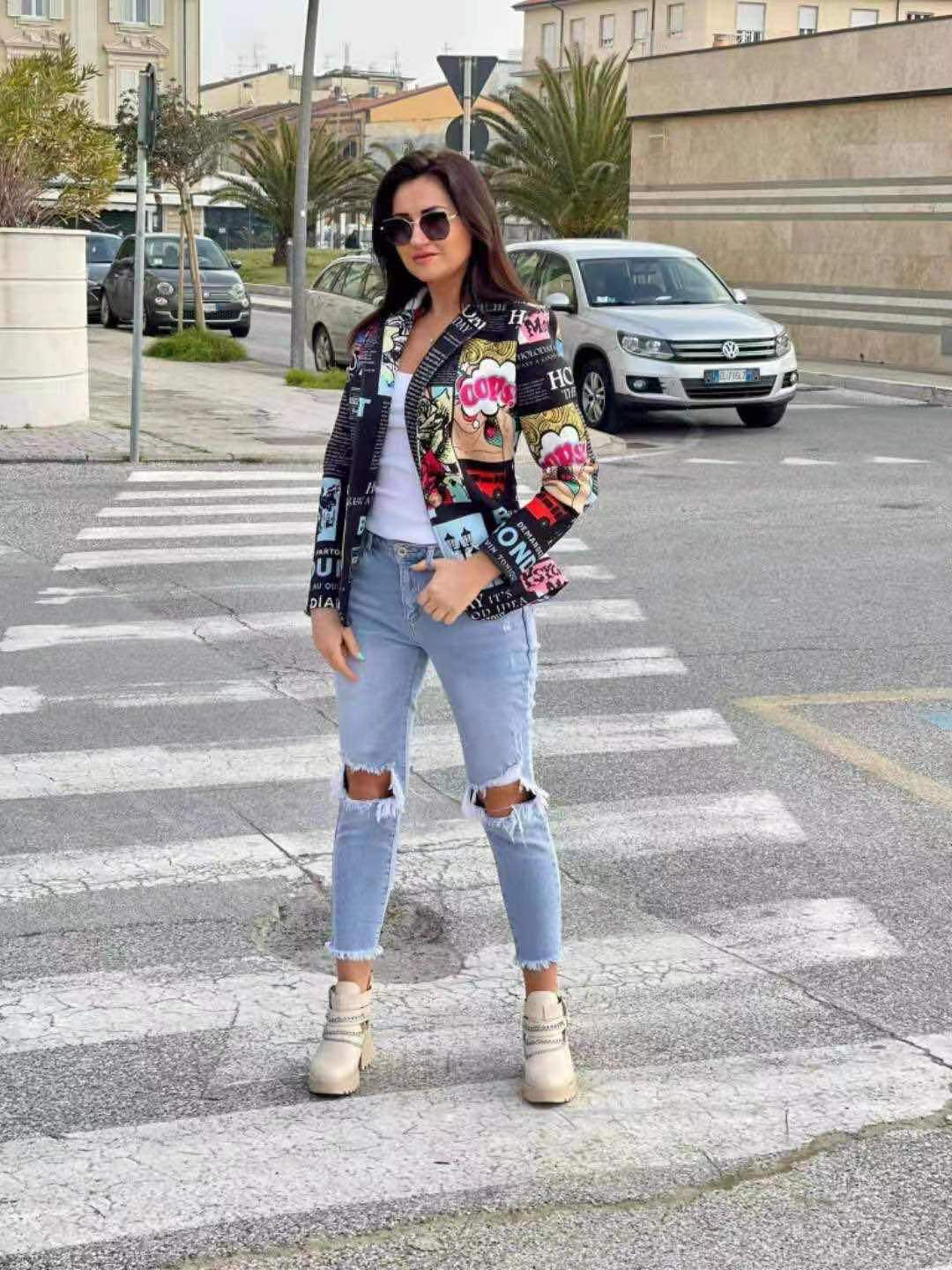 Blazer curvy Mickey cómic - GranadaDeModa