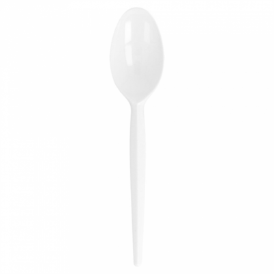 Petite cuillère économique blanc PS 12,5cm - 250 U